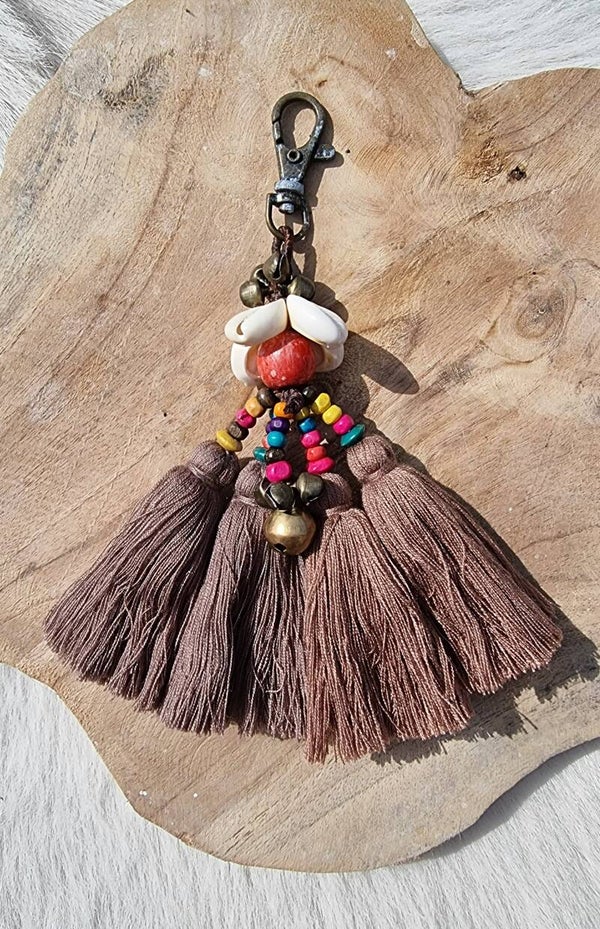 Handgemaakte Ibiza-Ocean hanger taupe