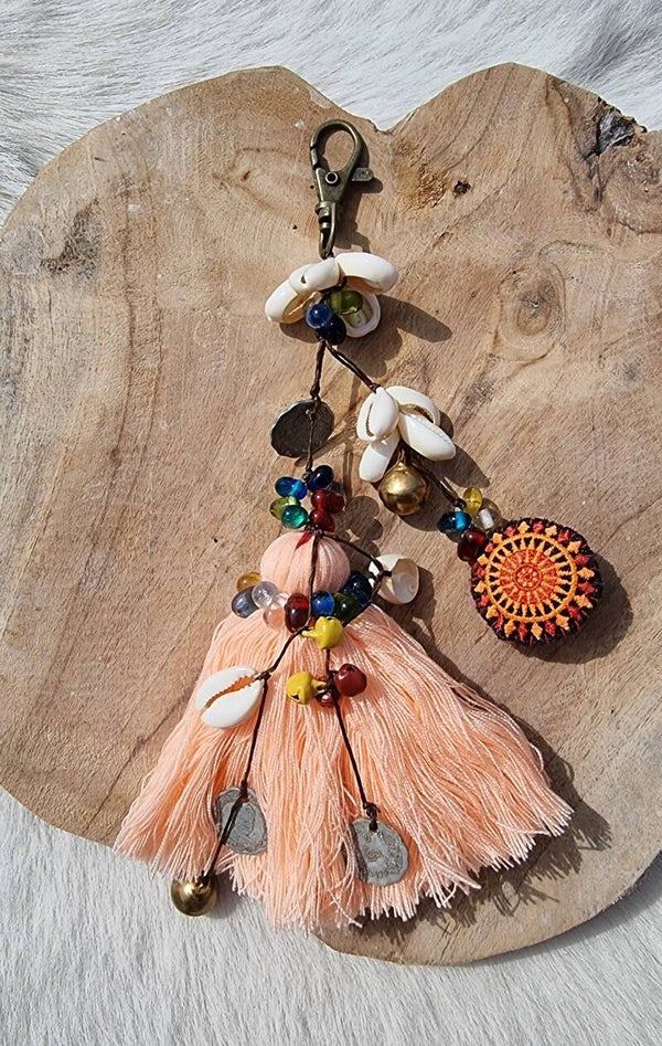 Handgemaakte Ibiza-Ocean hanger zalm