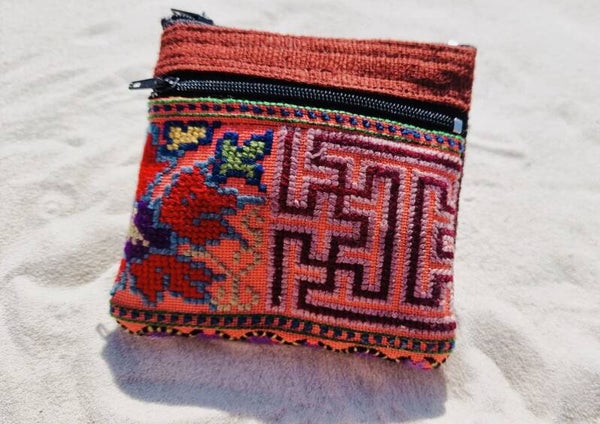 Etui aubergine, lila, blauw