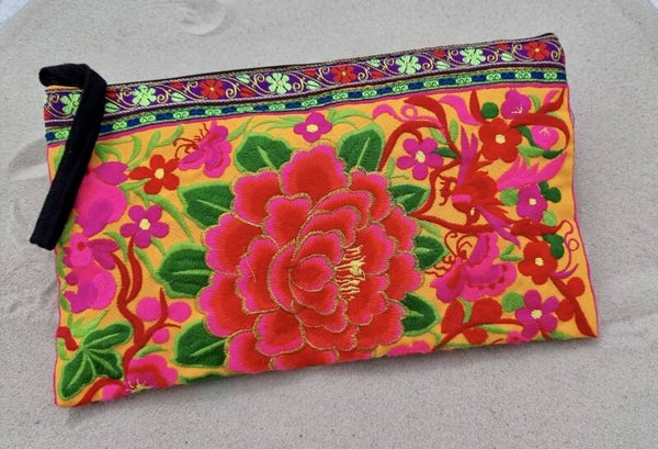 Etui toilettas bont gekleurd