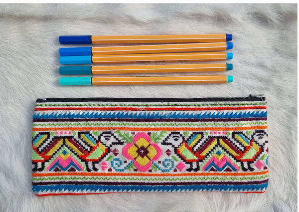 Handgemaakte pennenetui met rits