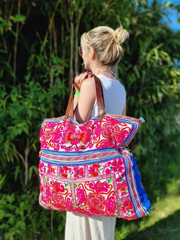 Tante Troela Tas XXL VINTAGE uniek!