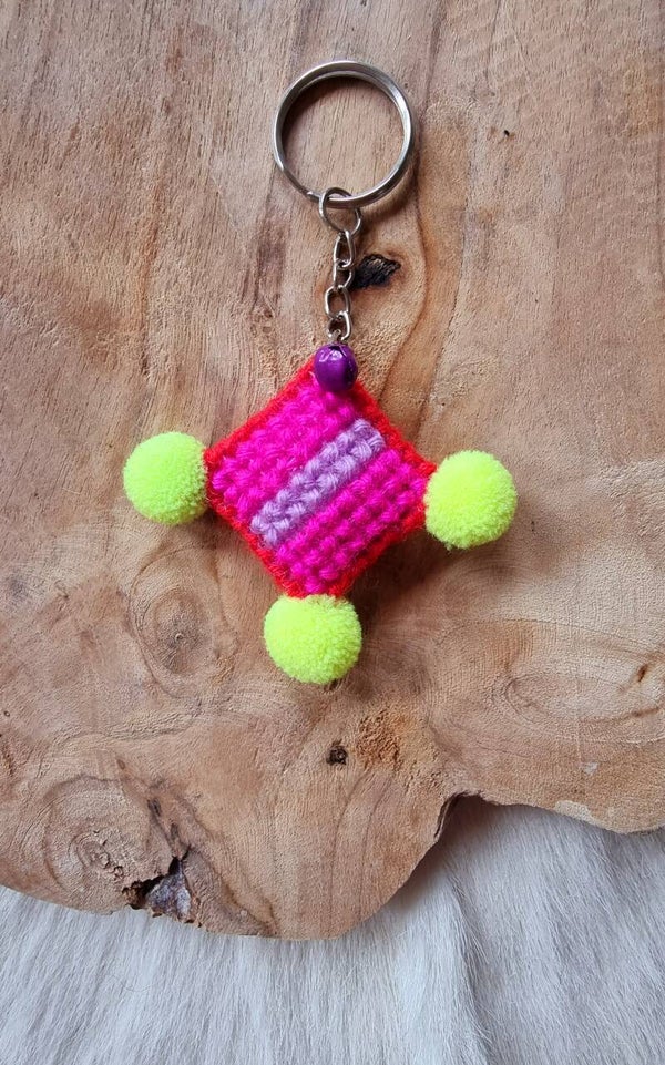 Sleutelhanger vierkantje