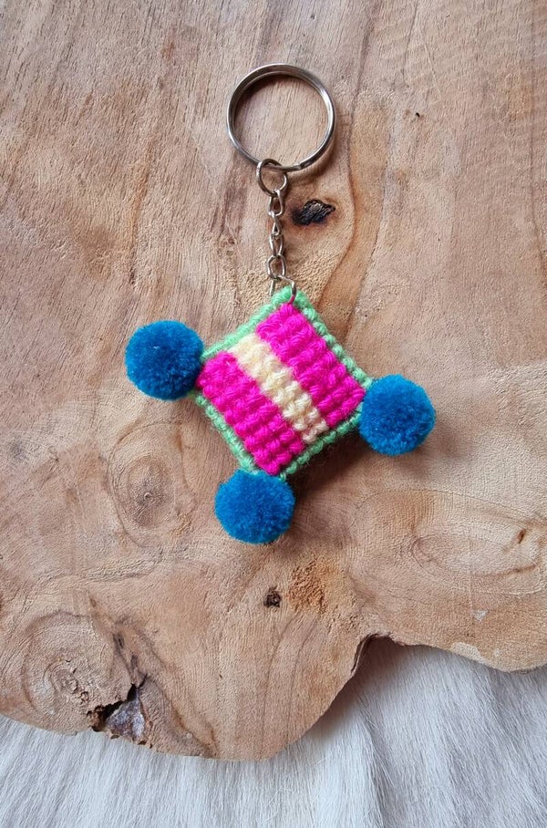 Sleutelhanger vierkantje