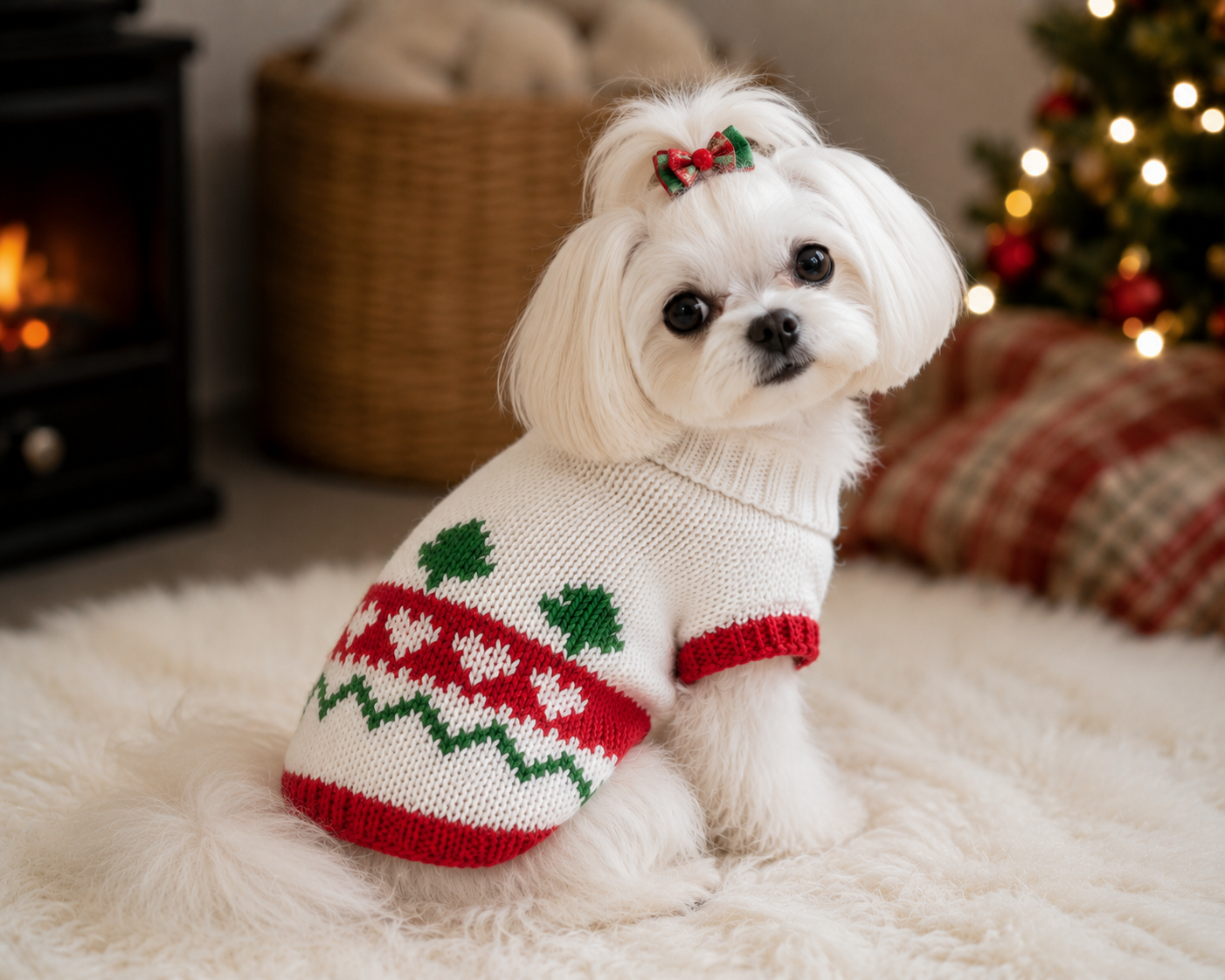 4-Legged Small Dog Sweater