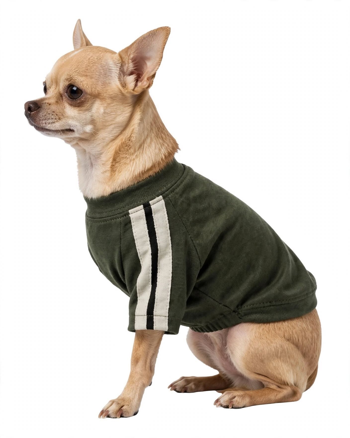 Right Leg Amputated - XXS 3-legged Sport recovery shirt - Grey and military green