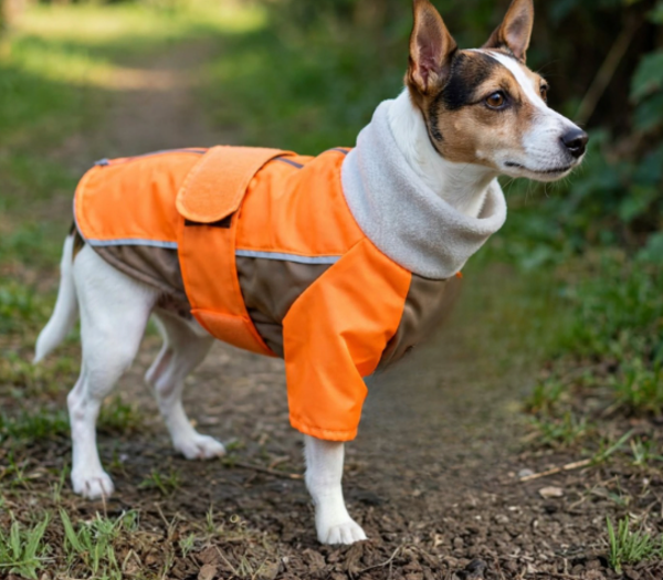 Left Leg Amputation 3-legged Water-Resistant Lined Coat