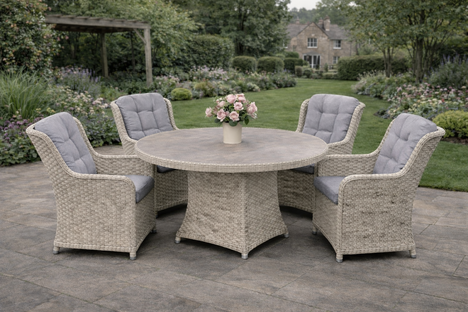 Ashbourne 4 Seater Dining Set
