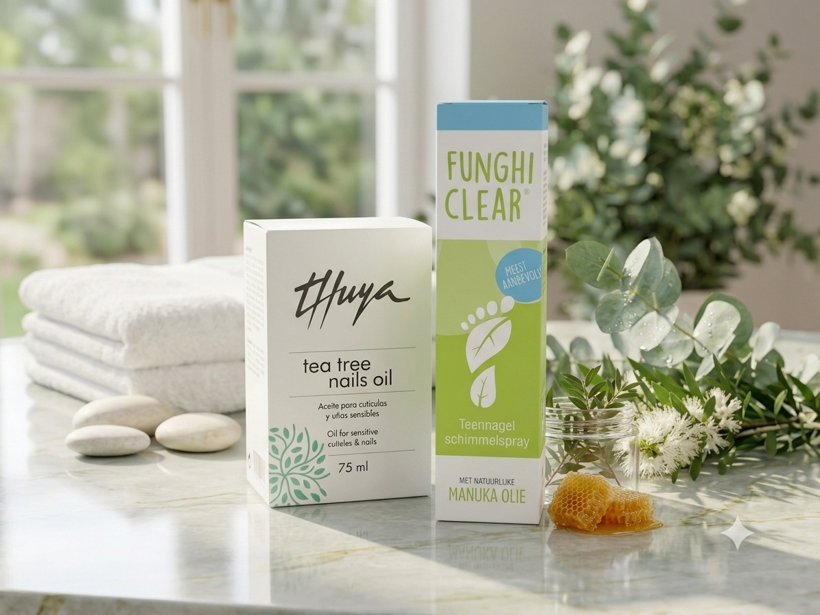 Combideal: FunghiClear™ Anti-schimmelspray + Thuya Tea Tree Nails Oil (75 ml)