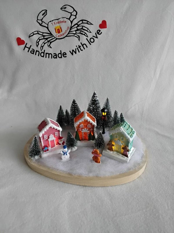 Kerstdorp op plateau