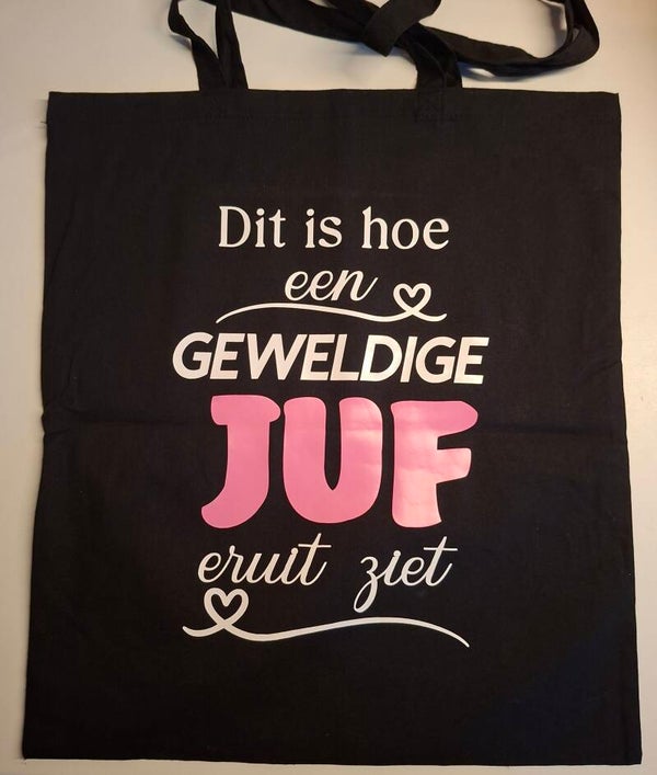 Juffen boodschappen tas