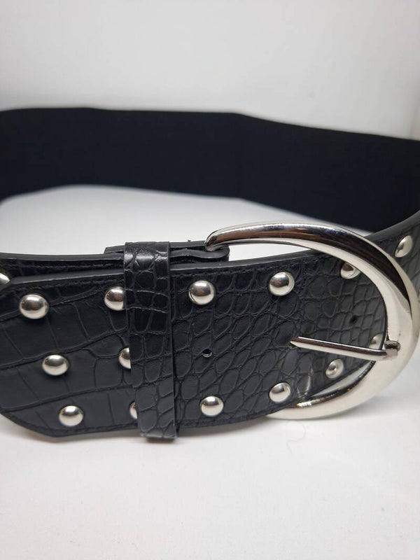 Stijlvolle Elastische Heup- en Taille-riem (Zwart)