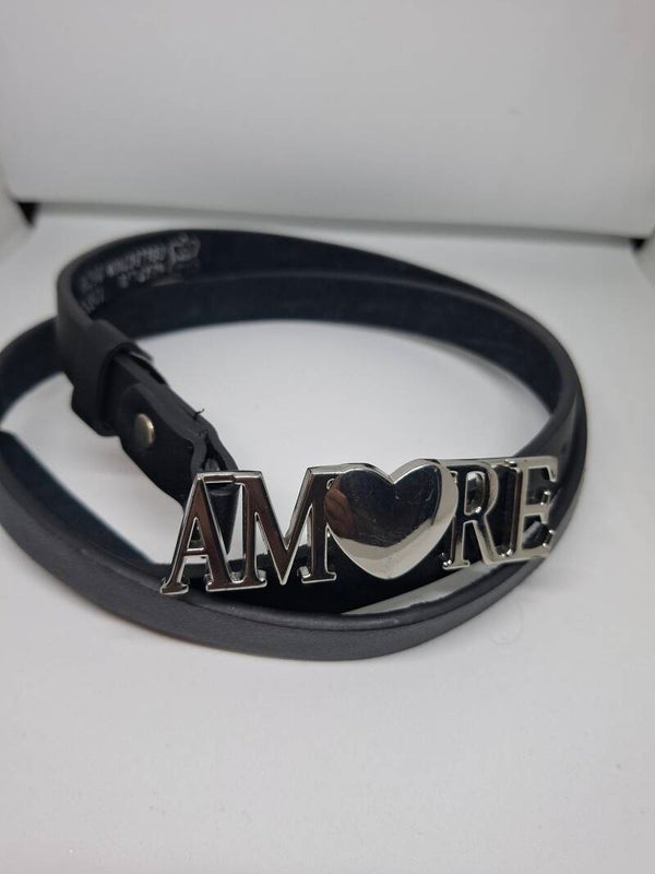 Stijlvolle Damesriem met "Amore" Gesp - Maat 95