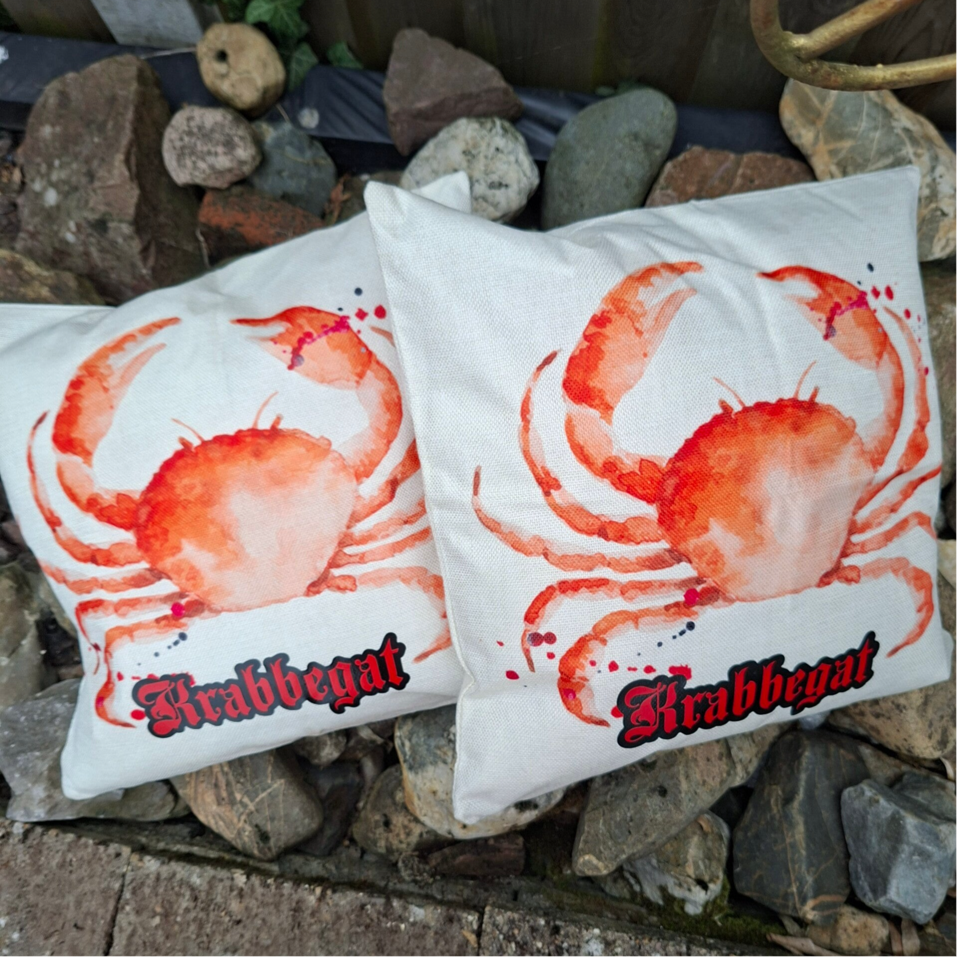 Krabbegat kussen