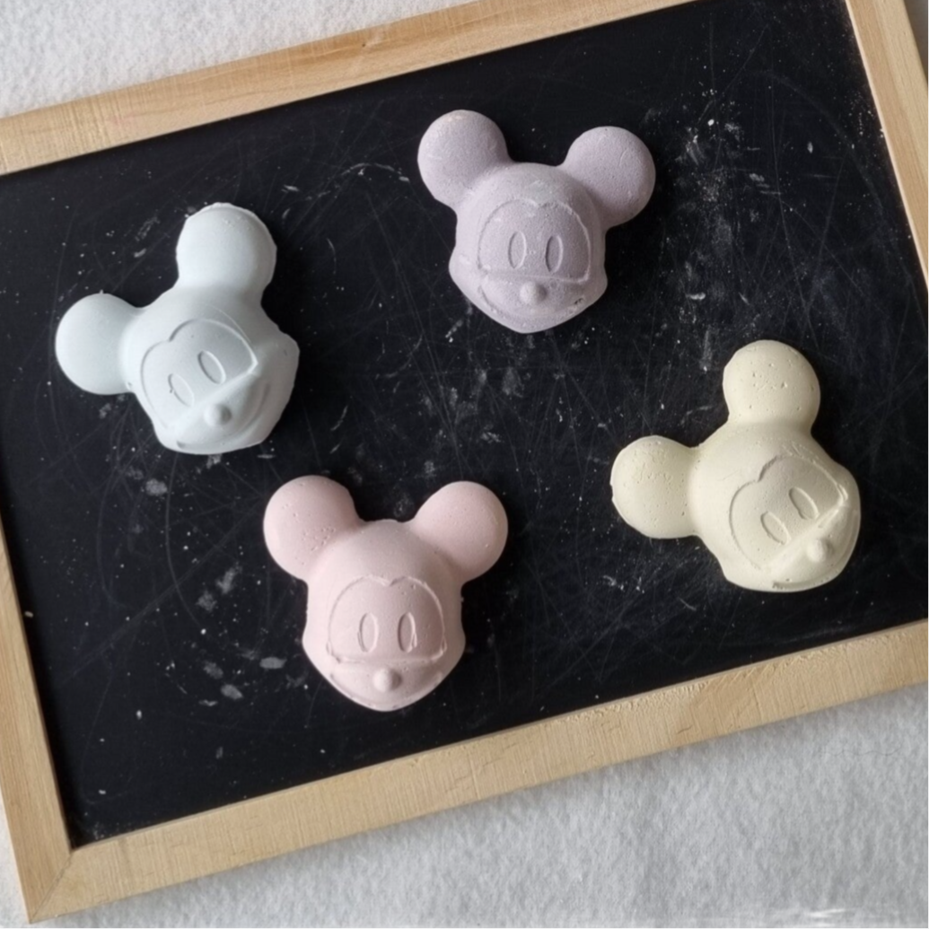 Handgemaakte stoepkrijt Mickey Mouse