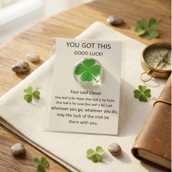 ​Pocket Hug – Geluksklavertje Vier 🍀