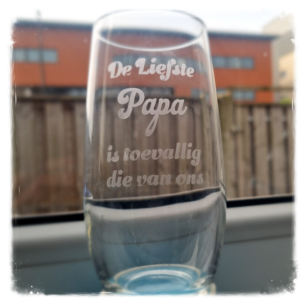 Longdrink glas met permanente bedrukking