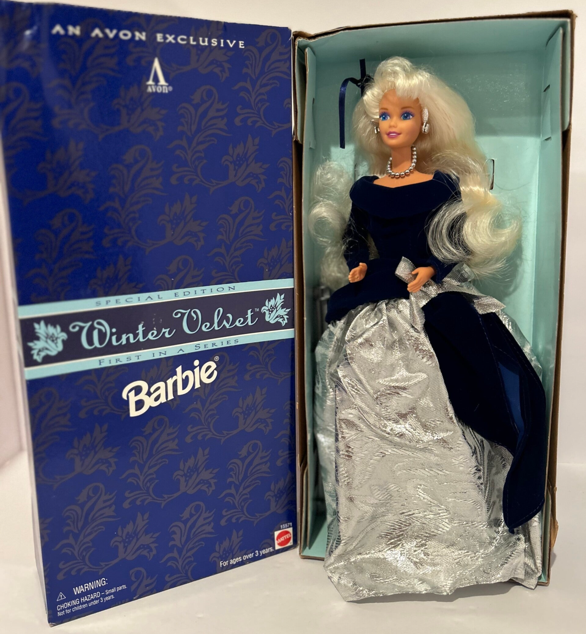 1995 Winter Velvet Barbie Doll – Avon Exclusive Special Edition