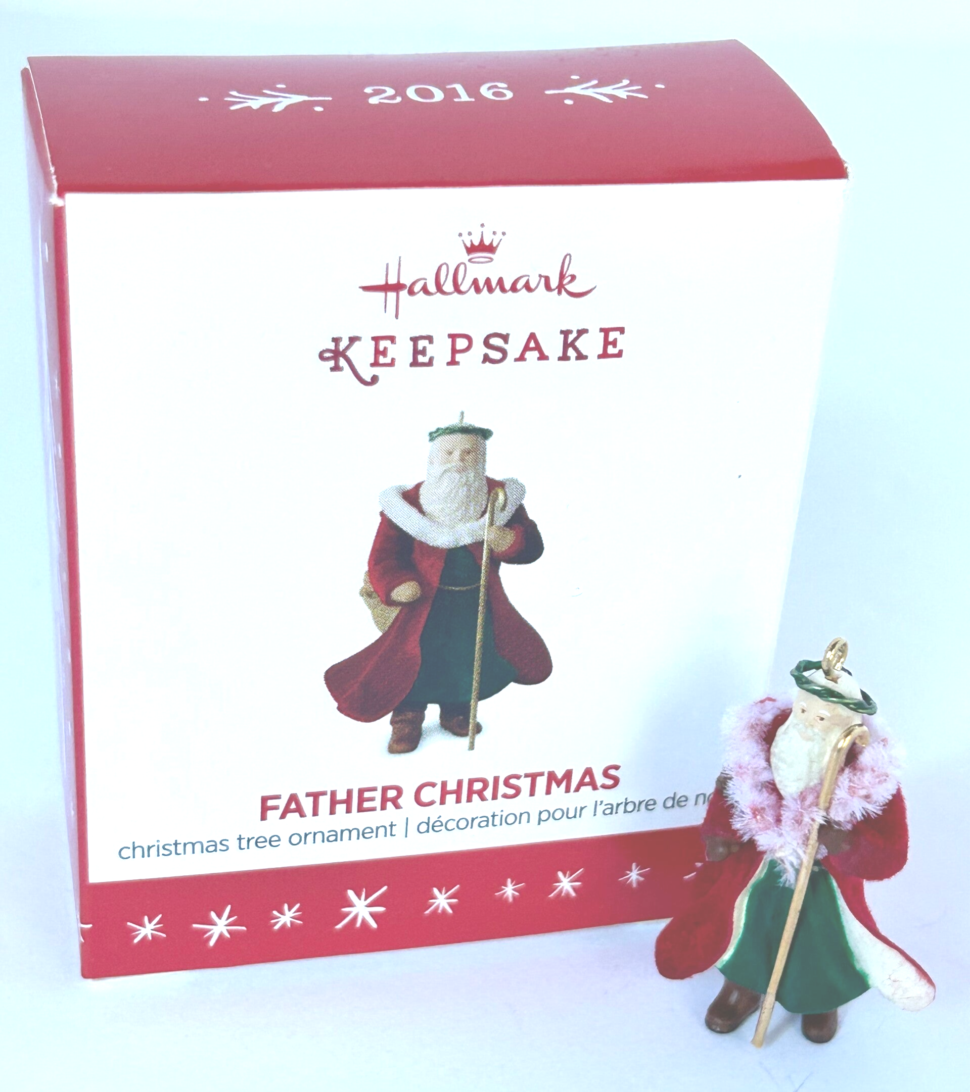 2016 Hallmark Mini Ornament – Father Christmas | Collectible Holiday Keepsake