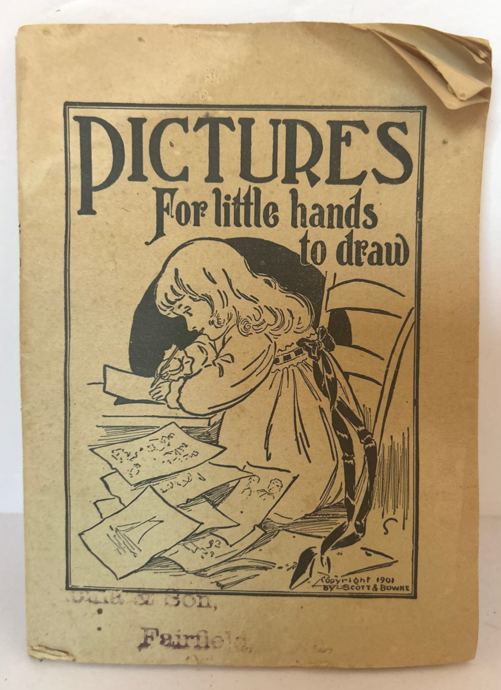 1907 Vintage Picture Book – Pictures for Little Hands to Draw | Classic Children’s Educational Book