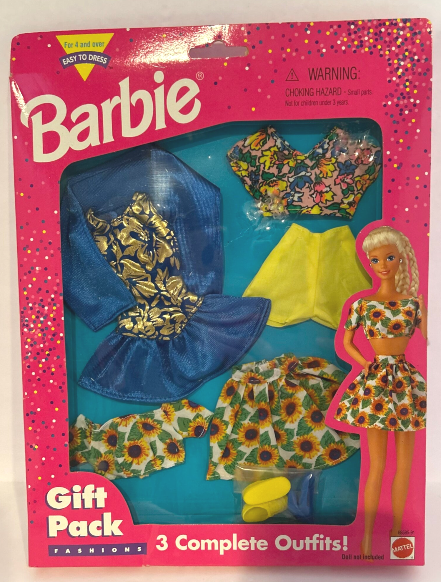 1996 Barbie Doll Fashions Gift Pack – 3 Outfits | Vintage Mattel Collectible Set