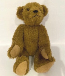 Vintage Plush Jointed Teddy Bear by Irene Burnley – Handcrafted Collectible with Heartwarming History