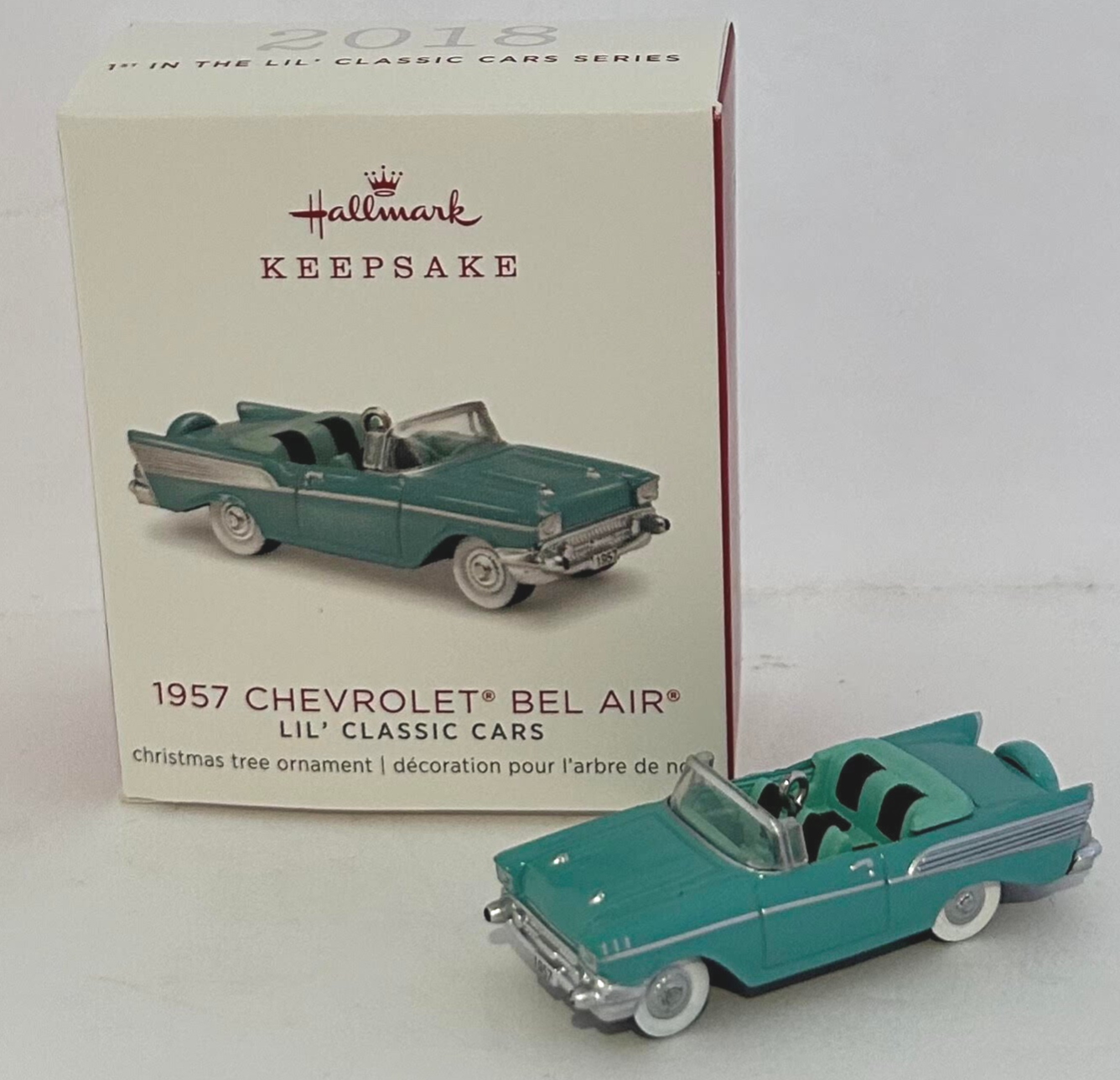2018 Hallmark Mini Ornament – 1957 Chevrolet Bel Air | Collectible Keepsake