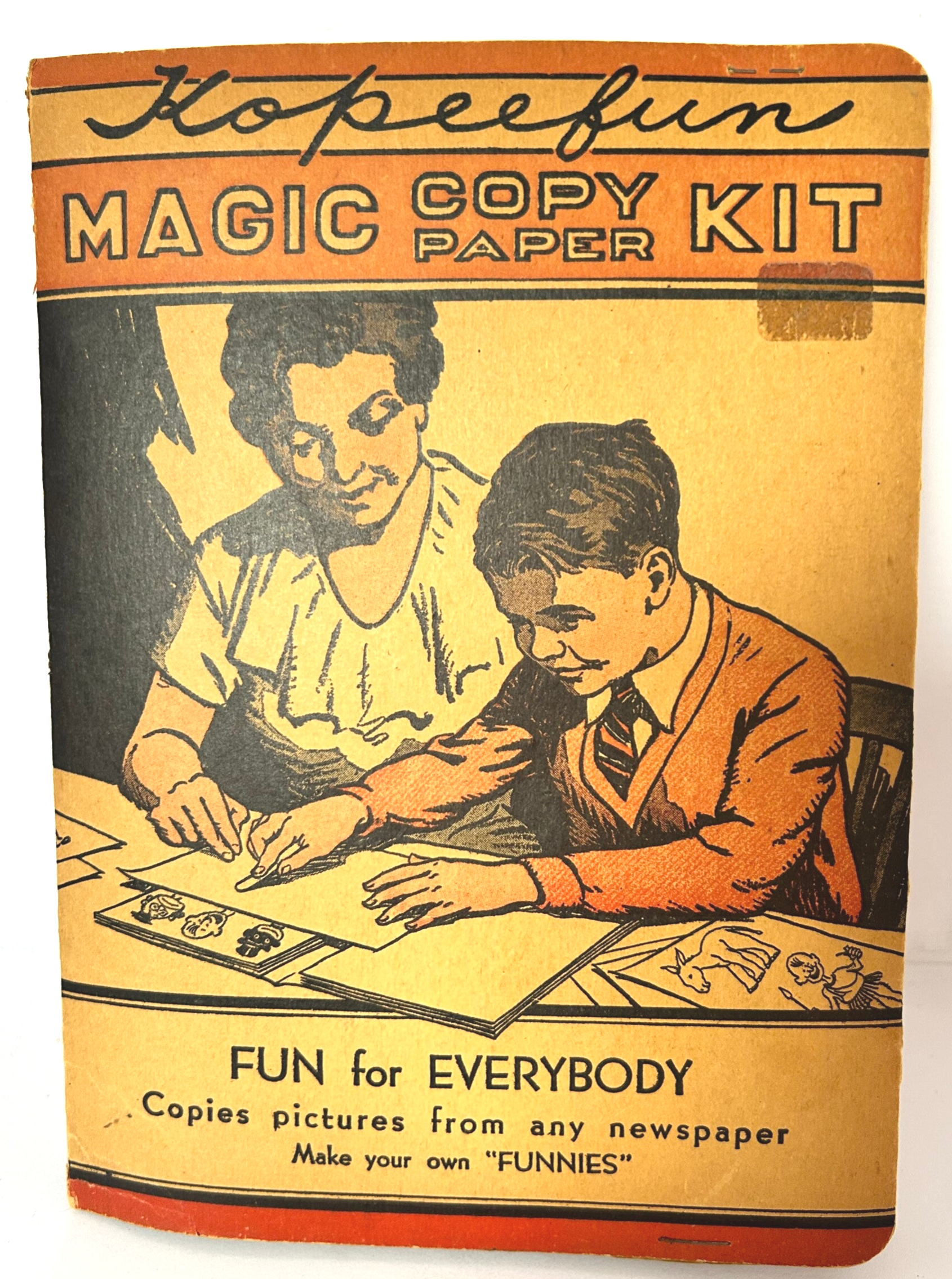 1935 Kopeefun Magic Copy Paper Kit by Embree MFG Co. | Vintage Educational Collectible