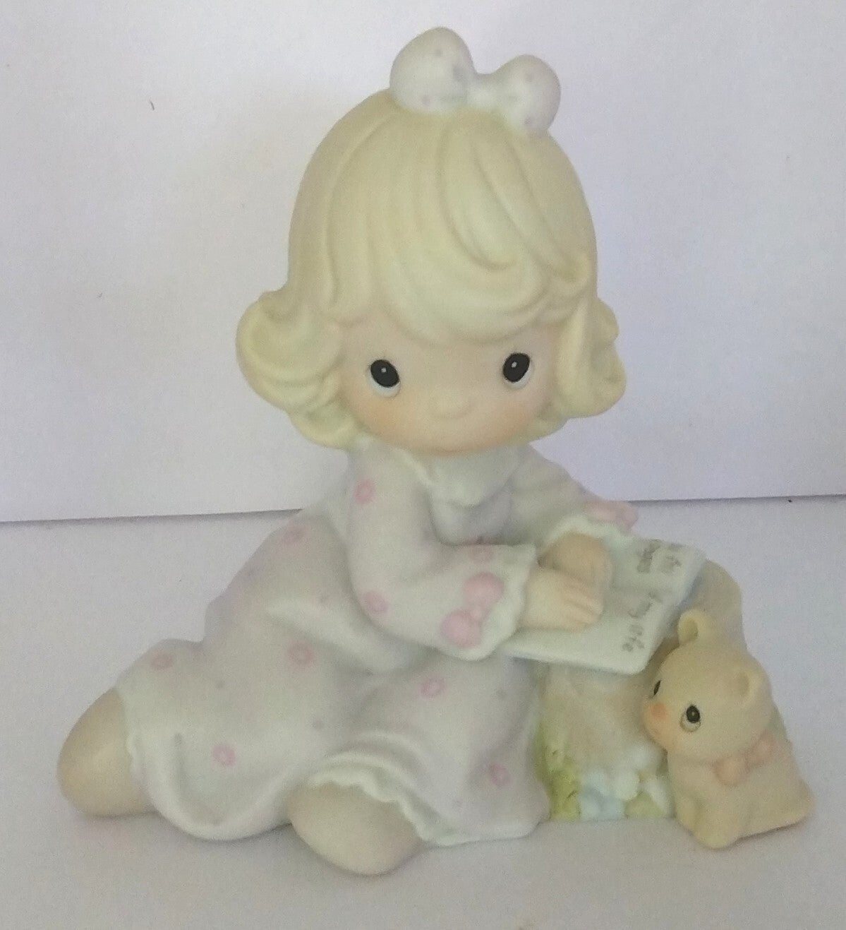 Precious Moments “You Fill the Pages of My Life” Figurine in Original Box – Vintage Friendship & Love Collectible