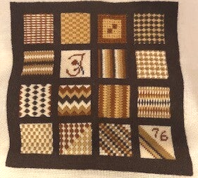 11x11 Vintage Needlepoint Decorative Pillow – Handcrafted Charm with Timeless Elegance