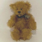 Small Vintage Light Brown Mohair Teddy Bear – Classic Bow Tie Collectible