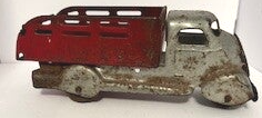 1930 Wyandotte Studebaker Stake Truck – Vintage Pressed Steel Toy Truck Collectible