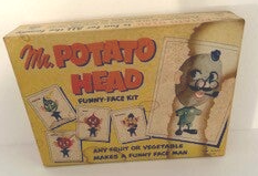 1952 Mr. Potato Head – Funny Face Kit in Original Box – TV Advertising Milestone