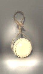 Vintage Baby Rattle with Hand-Painted Floral Accents – Early 20th-Century Collectible