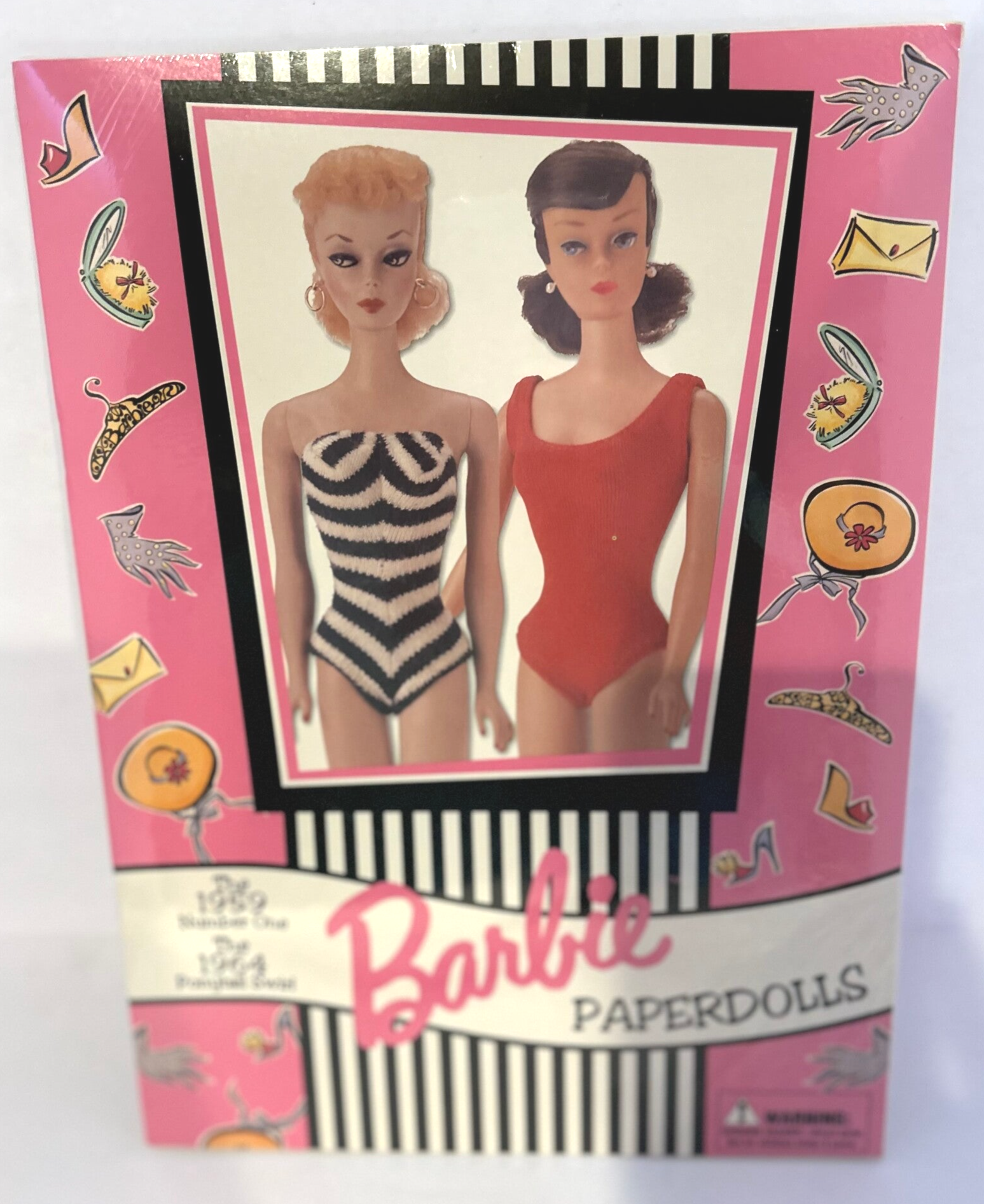 1970s Barbie Paper Dolls with 1959 & 1964 Barbie Designs | Vintage Mattel Collectible Set