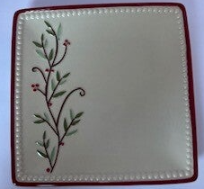 Winter Sprig Collection – At Home America Appetizer Plate