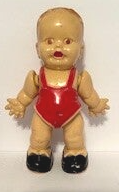 6" Vintage Marx “Walk-A-Way Baby” Celluloid Doll – Classic Collectible