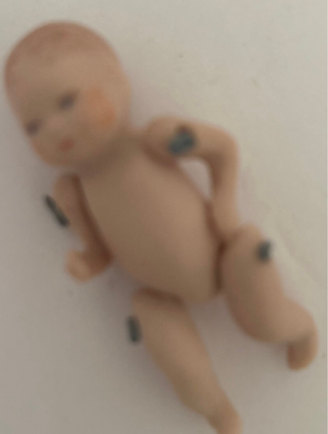1940s Vintage Porcelain Jointed Baby Doll – Collectible Antique Doll