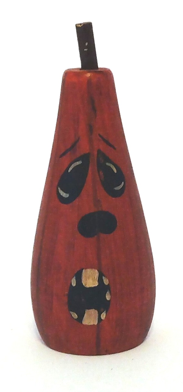 Halloween Lemax Pumpkin Patch Pumpkin Figurine | 1 3/8" x 3 3/4" Collectible Décor