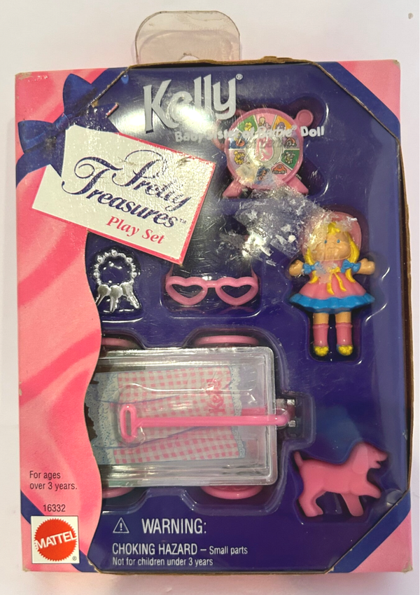 1996 Mattel Barbie Pretty Treasures – Kelly Baby Sister Play Set | Vintage Doll Collectible