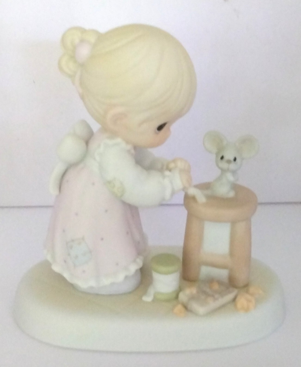 Precious Moments “Blessed Are The Merciful” Figurine in Original Box – Vintage Faith & Inspirational Collectible