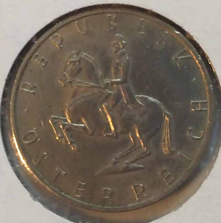 1983 Austria 5 Schilling Coin