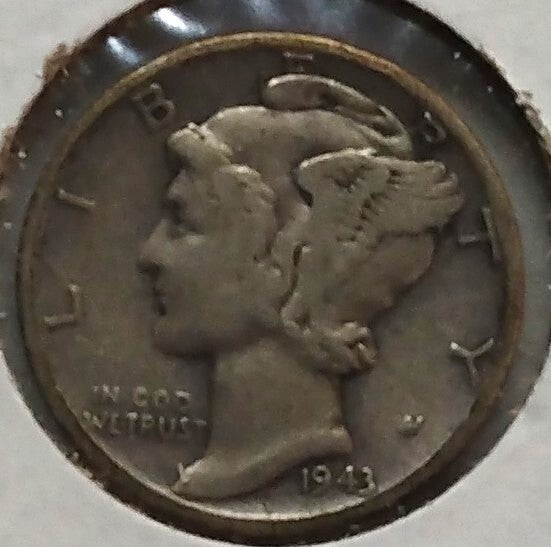 1943 Mercury Dime – Philadelphia Mint