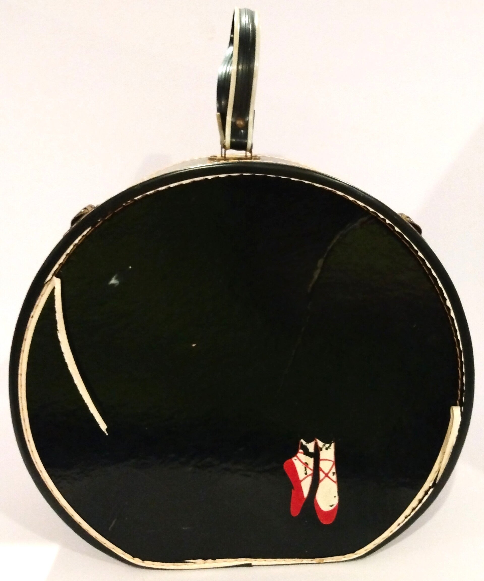 Vintage 1950s Black Hat Box Full of Doll Clothes | Classic Doll Collectibles