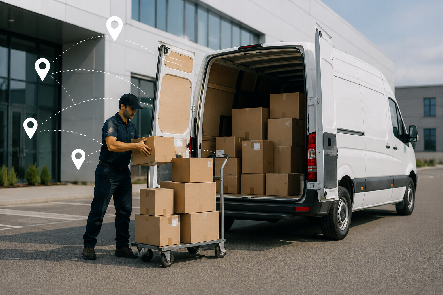 Multi-Drop and scheduled courier delivery service