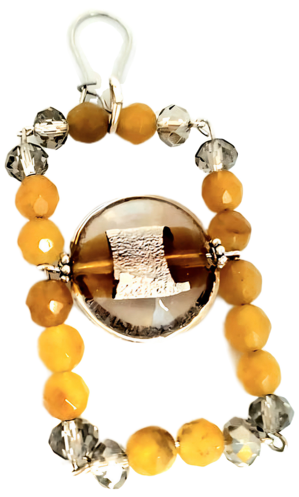 Saffron Art Deco Earrings