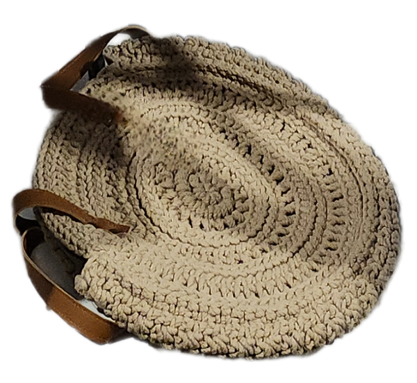 Circle Crochet Handbag