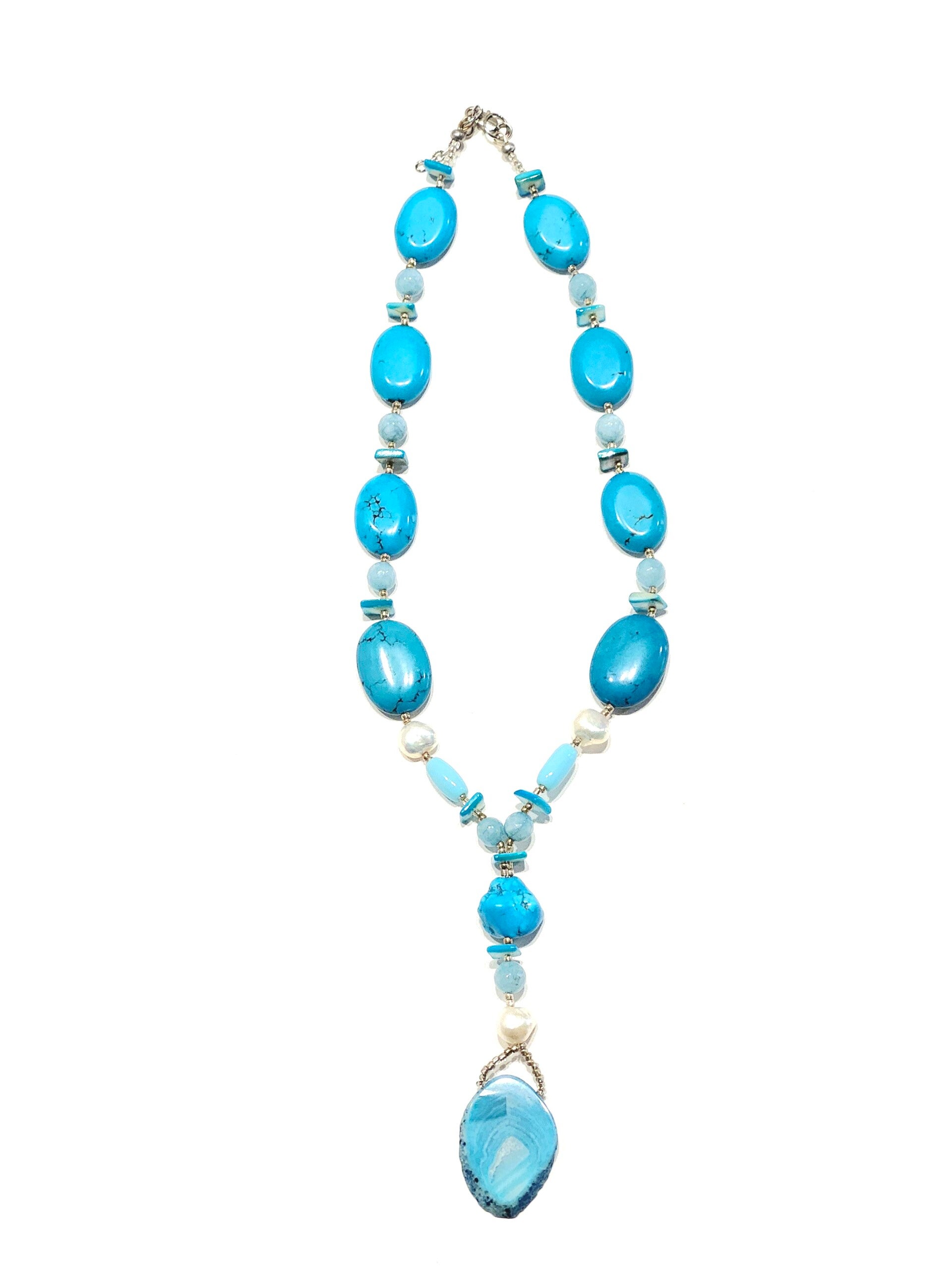 Open Waters Necklace & Earrings Set