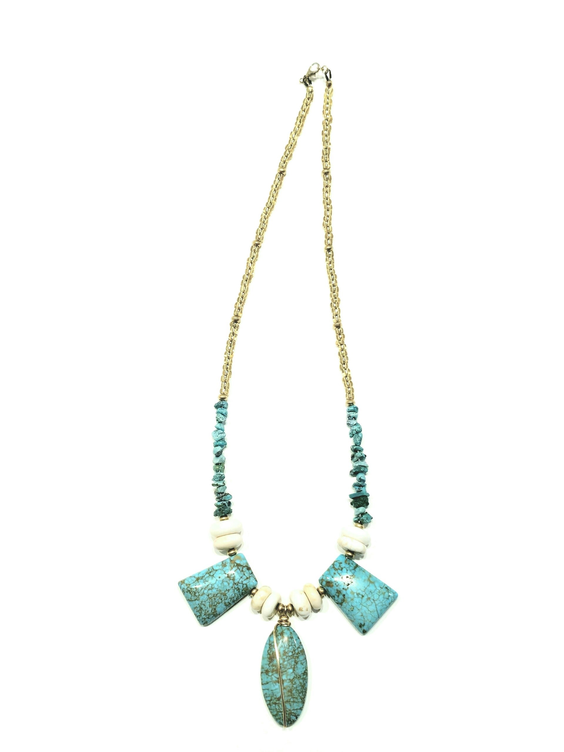 Aqua Reverie Necklace & Earrings Set