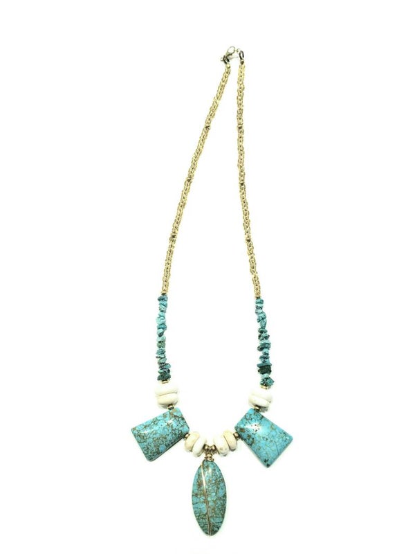 Aqua Reverie Necklace & Earrings Set